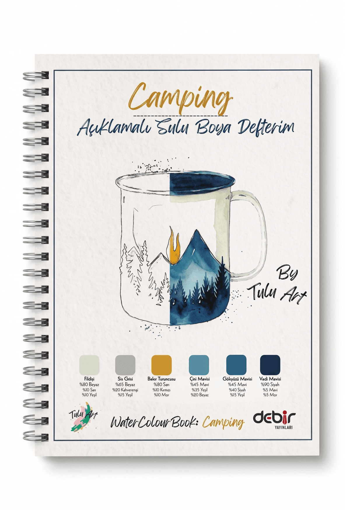 Açıklamalı Sulu Boya Defterim Camping (1/5)