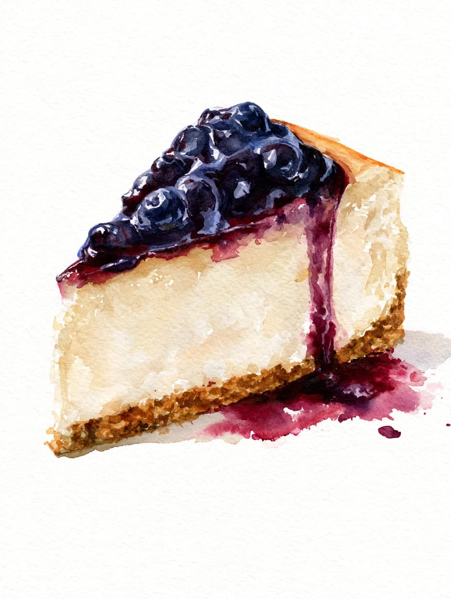 Yaban Mersinli Cheesecake