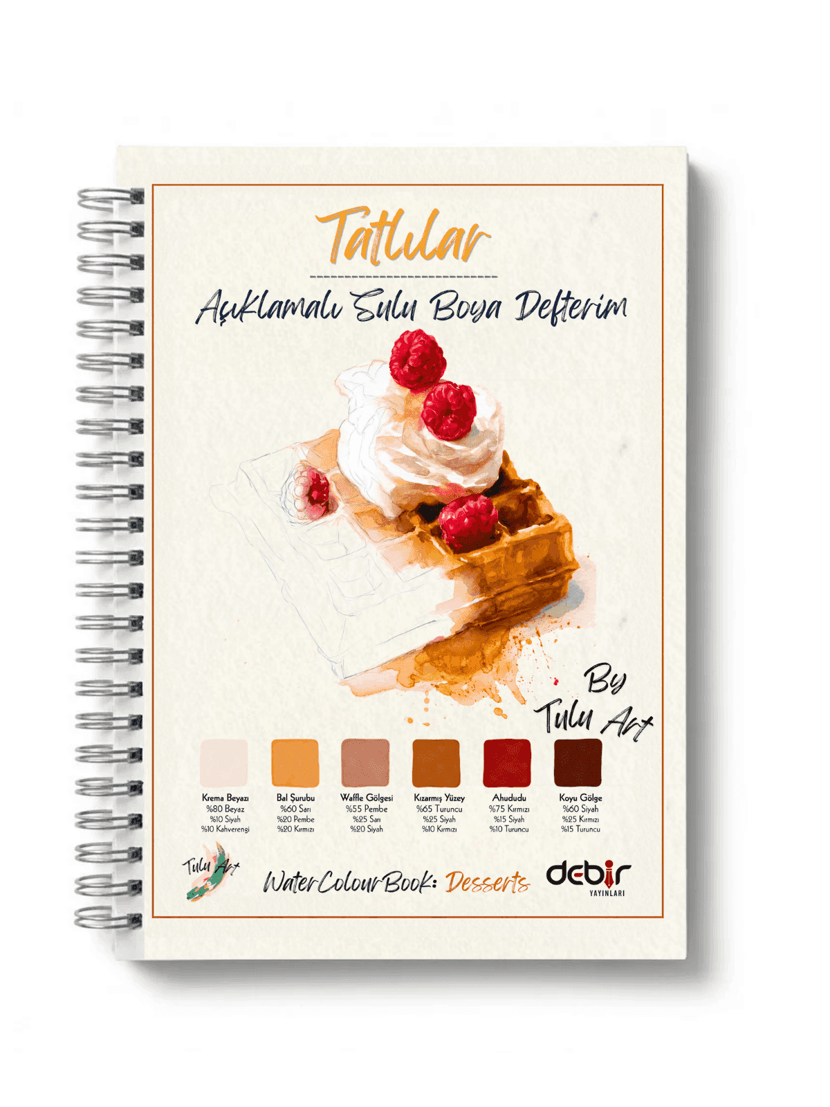 Tatlılar Açıklamalı Sulu Boya Defterim